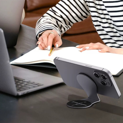 Laptop phone holder