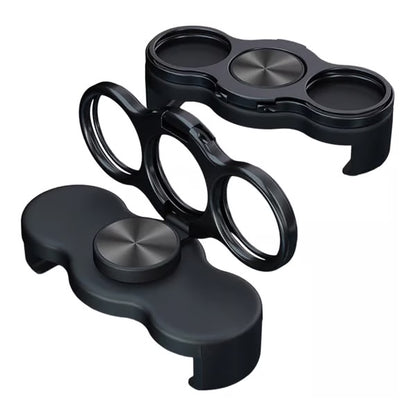 Grip Métallique 3 Anneaux - Support & Confort Anti-Douleur