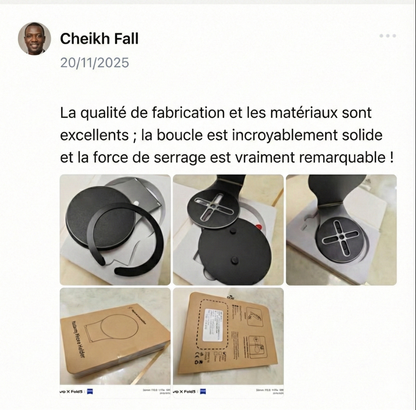 Support Magnétique pour Téléphone – Fixation Ordinateur Portable | Travaillez les mains libres