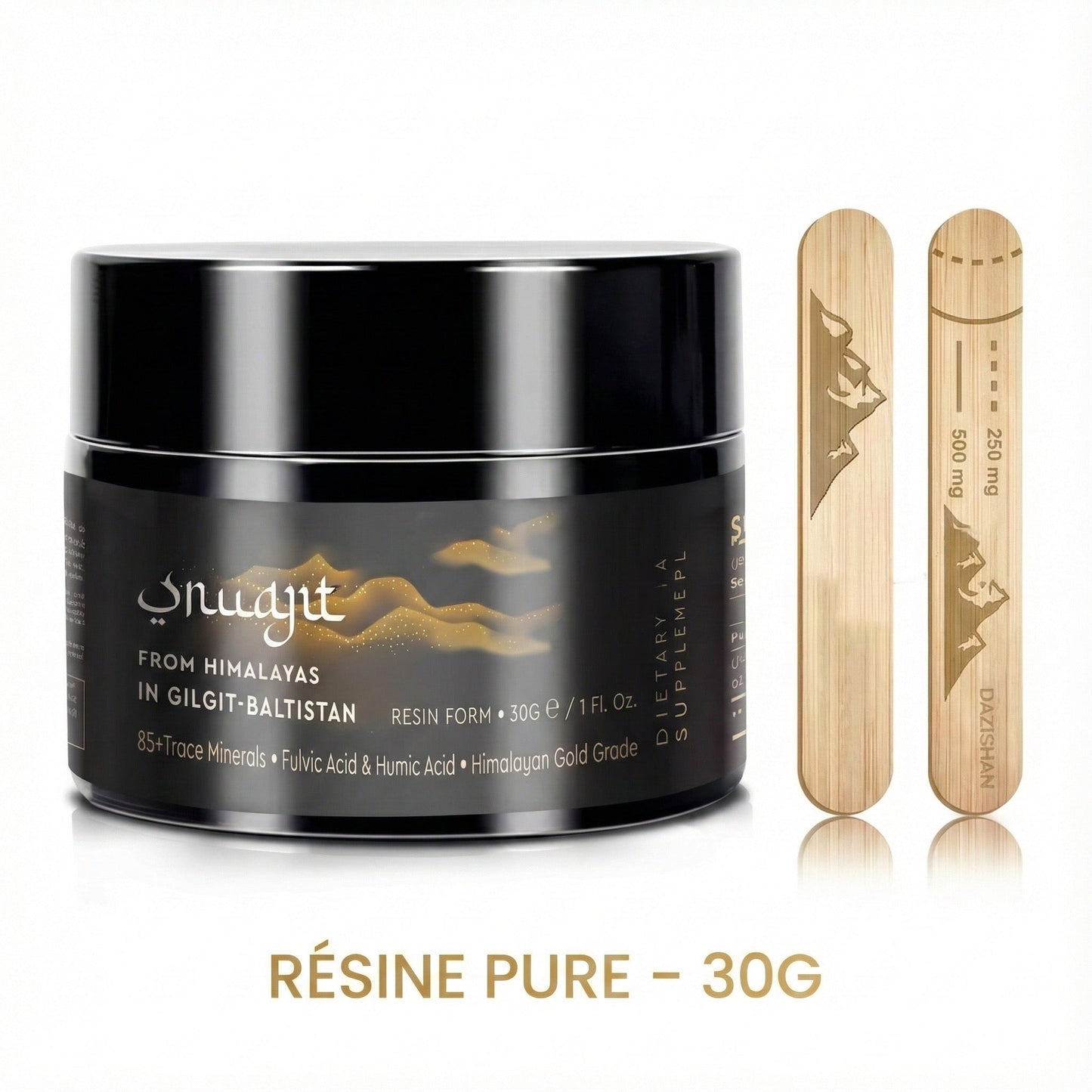 Shilajit Résine Pure de l'Himalaya