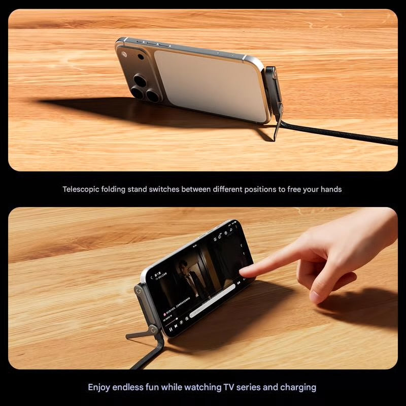 ⚡ Chargeur Invisible 240W – Support & Câble 2-en-1 Ultra-Puissant